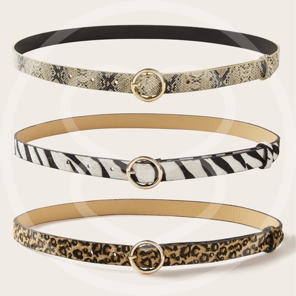 Animal Print Belt Set - Picture 2 of 3